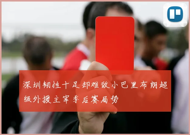 深圳韧性十足却难敌小巴里布朗超级外援主宰季后赛局势